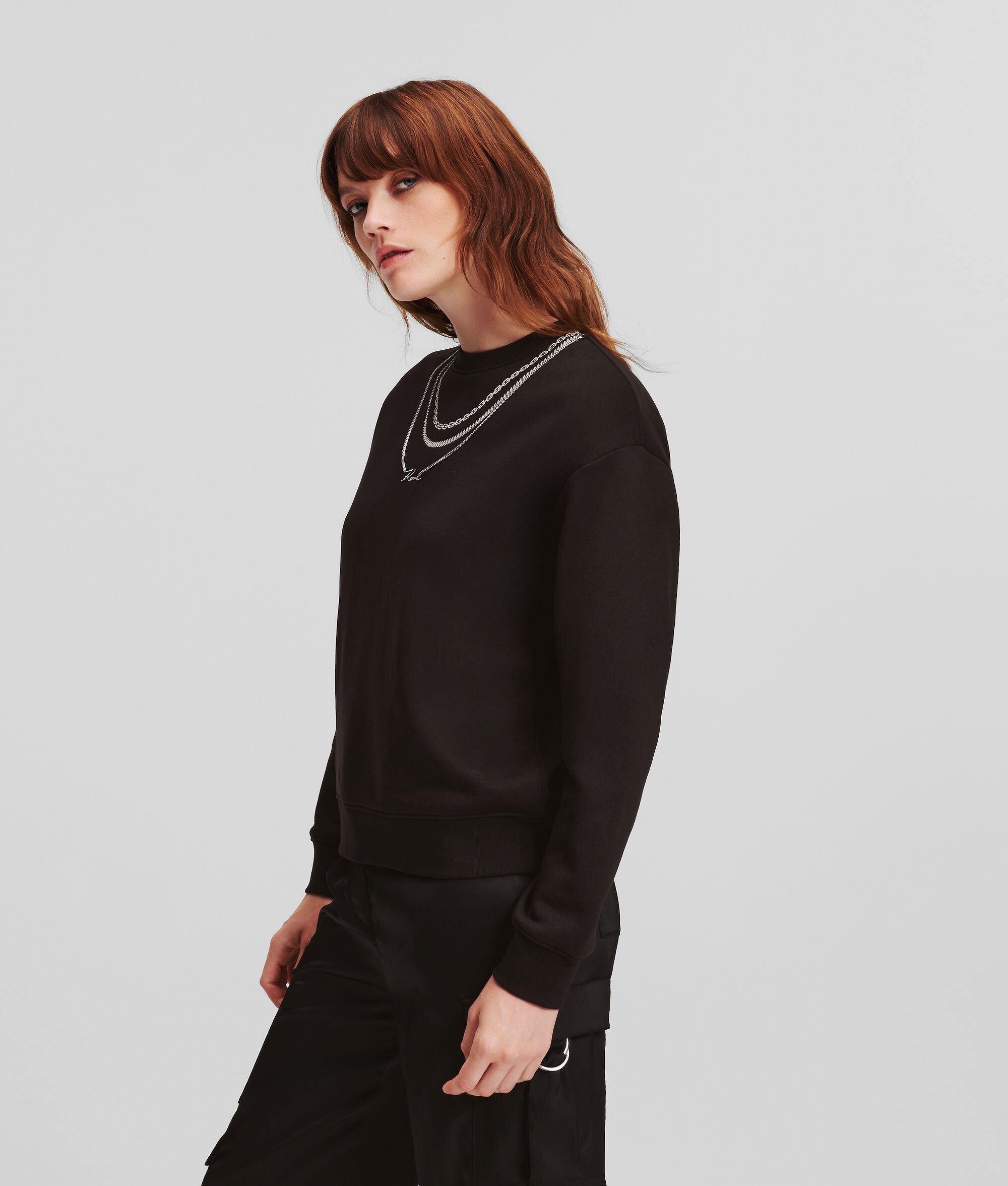 (image for) Unique Advantage KARL SIGNATURE NECKLACE SWEATSHIRT